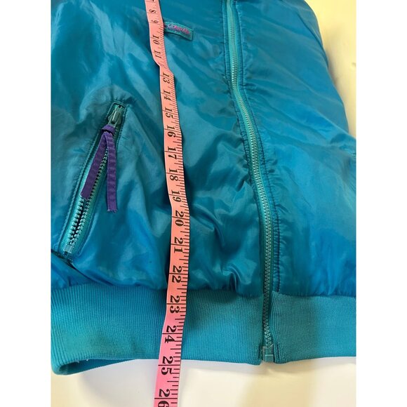Columbia Ski Snow Jacket Sz Large reversable vintage 90's winter coat - Picture 13 of 15